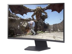 LG UltraGear 27GS60QC-B - LED-skjerm - gaming - kurvet - 27" - 2560 x 1440 QHD @ 180 Hz - VA - 300 cd/m² - 3000:1 - HDR10 - 1 ms - 2xHDMI, DisplayPort