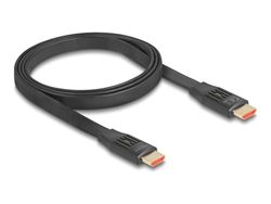 DeLOCK 81001, 1 m, HDMI Type A (Standard), HDMI Type A (Standard), 3D, 48 Gbit/sek., Svart