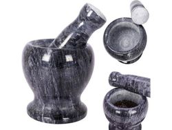 Vilde Graniittinen kivimurska ja -murskain mausteiden, yrttien ja pähkinöiden jauhamiseen raskas 11 cm