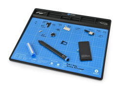 iFixit FixMat, Magnetisk matta, Universal, Penna, Svart, Blå, Vit, 300 mm, 250 mm