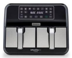 Kenwood HFM20.000MB, Varmluftsfrityr, 8 l, 35 °C, 200 °C, 60 min, Dobbel