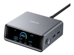 Anker Prime - Strømadapter - GaNPrime - 250 watt - 5 A - 6 utgangskontakter (4 x USB-C, 2 x USB)