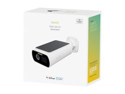 Hombli Solar Cam - Nätverksövervakningskamera - kula - utomhusbruk - vattenfast - färg (Dag&Natt) - 3,7 MP - 2560 x 1440 - 2K - ljud - Wi-Fi - 2.4G...