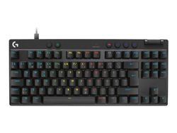 Logitech G PRO X RAPID - Tastatur - TKL - bakgrunnsbelyst - USB - QWERTY - Nordisk (dansk/finsk/norsk/svensk) - tastsvitsj: Linear - svart