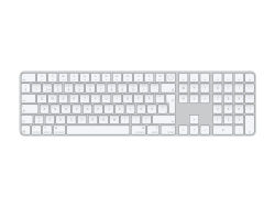 Apple Magic Keyboard with Touch ID and Numeric Keypad - Tangentbord - USB-C - trådlös - Bluetooth - svensk - vita tangenter