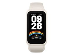 Xiaomi Smart Band 9 Active - Aktivitetssporer med stropp - TPU - håndleddstørrelse: 135-215 mm - display 1.47" - Bluetooth - 16.5 g - beigehvit