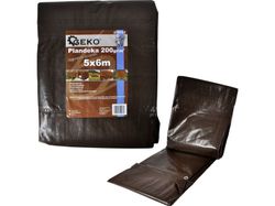 Geko presenning ekstra grov/brun 200 g 2x3 m