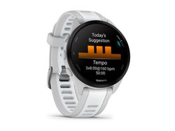 Garmin Forerunner 165 Music - Disgrå - sportsur med bånd - silikon - hvitstein - håndleddstørrelse: 126-203 mm - display 1.2" - 4 GB - Bluetooth, A...