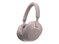 Sony WH-1000XM5 - Hörlurar med mikrofon - fullstorlek - Bluetooth - trådlös, kabelansluten - aktiv brusradering - 3,5 mm kontakt - ljudisolerande -...
