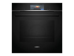 Siemens iQ700 HB778G3B1 - Ovn - innebygd - Wi-Fi - fordypning - bredde: 56 cm - dybde: 55 cm - høyde: 58.5 cm - med selvrens - Klasse A+ - svart/ru...