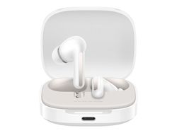 Xiaomi Redmi Buds 6 - True wireless-hörlurar med mikrofon - inuti örat - Bluetooth - aktiv brusradering - molnvit