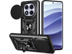 Bakdeksel til mobiltelefon Tech-Protect Redmi Note 14 Pro 5G/Poco X7 Camshield Pro, svart
