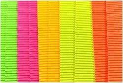 Bølgepapp i fluo-farge 25x35 cm 10 ark