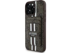 Guess 4G Stripes med MagSafe til Apple iPhone 16 Pro Max – brun