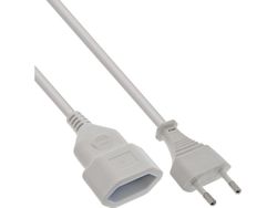 InLine 16686W, 0,5 m, CEE7/16, CEE7/16, H03VVH2-F, 250 V, 2.5 A
