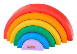 Fisher-Price Wooden Stacking Rainbow, Stableblokker, 1,5 år, Tre, 6 stykker