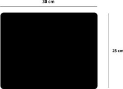LEAN musematte antiskli svart 30x25 cm