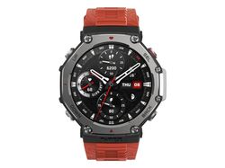 Amazfit T-Rex 3 Lava, 3,81 cm (1.5"), AMOLED, Berøringsskjerm, 32 GB, GPS, 68,3 g