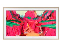 Samsung VG-SCFF65TKB - Dekorativ ramme for TV - 65" - Moderne - teak