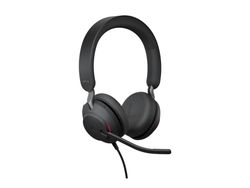 Jabra Evolve2 40 SE UC Stereo - Hodesett - on-ear - kablet - USB-C, USB-A - lydisolerende - Optimert for UC