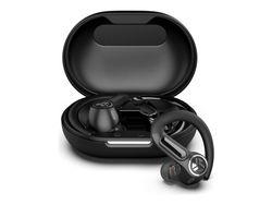 JLab Epic Sport 3 - True wireless-hörlurar med mikrofon - inuti örat - montering över örat - Bluetooth - aktiv brusradering - svart