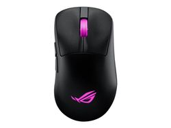 ASUS ROG Keris II Origin - Mus - ergonomisk - optisk - 7 knapper - trådløs, kablet - 2.4 GHz, USB 2.0, Bluetooth 5.1 - USB ROG Omni trådløs mottake...