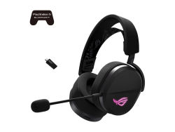 ASUS ROG Pelta 90YH0410-BHUA00 gamingheadset over-ear Bluetooth/2.4 GHz, svart