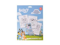 BLUEY fargesett med 6 fargestifter, papirkonvolutt
