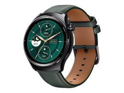 Mibro Lite 3 Pro - Smartklokke med stropp - lær - håndleddstørrelse: inntil 246 mm - display 1.32" - Bluetooth, NFC - 57.15 g - grønn