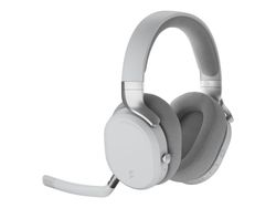 Fractal Design Scape - Headset - fullstorlek - Bluetooth/radiofrekvens 2,4 GHz - trådlös, kabelansluten - USB-C - ljust