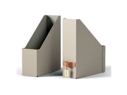 Leitz Puro Tidsskriftsamler, 100 % resirkulert kartong, pakke med 2, Fotoark kartong, Beige, A4, Brosjyrer, Katalog, Magasiner, 100 mm, 260 mm