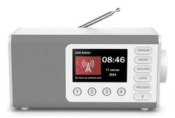 Hama DR1001, Personlig, Digitalt, DAB, DAB+, FM, 5 W, TFT, 10,9 cm (4.3")