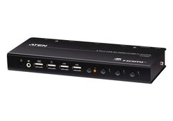 ATEN CS784H, 4096 x 2160 piksler, 4K Ultra HD, 1,73 W, Sort