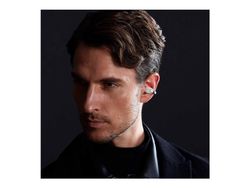 JVC HA-NP1T - True wireless-hörlurar med mikrofon - öppet öra - med öronklämma - Bluetooth - vit