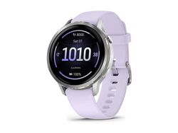 Garmin Venu 4 - 41 mm - sølvfarget - smartklokke med bånd - silikon - periwinkle - håndleddstørrelse: 110-175 mm - display 1.2" - 8 GB - Bluetooth,...