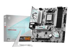 MSI B840M GAMING PLUS WIFI6E - Hovedkort - micro ATX - Socket AM5 - AMD B840 Chipset - USB 3.2 Gen 2, USB-C 3.2 Gen2, USB 3.2 Gen 1 - 2.5 Gigabit L...