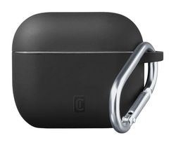 Cellularline Bounce Case, Etui, Svart, Apple, AirPods Pro 3, Silikon, Støtbestandig, Skittbestandig, Ripebestandig