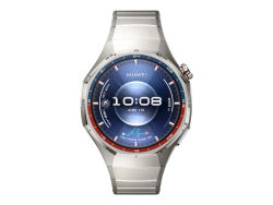 Huawei Watch GT 6 Pro - 46 mm - titanium alloy - smartklokke med stropp - titan - sølv - håndleddstørrelse: 140-210 mm - display 1.47" - Bluetooth ...
