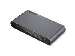 Lenovo USB-C Universal Business Dock, Koblet med ledninger (ikke trådløs), 2 x USB 3.2 Gen 2 (3.1 Gen 2) Type-C, Grå, 3840 x 2160 piksler, 60 Hz, K...
