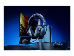 Razer BlackShark V3 - För PlayStation - headset - fullstorlek - Bluetooth/radiofrekvens 2,4 GHz - trådlös - ljudisolerande - svart