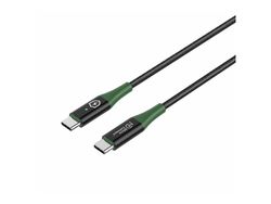 MicroConnect Smart Charge - USB-kabel - USB-C (hann) til USB-C (hann) - USB 2.0 - 20 V - 3 A - 2 m - USB-C Power Delivery (60W) - svart, grønn