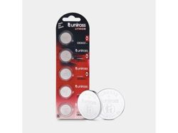 Uniross U5CR2032, Engångsbatteri, CR2032, Litium, 3 V, 5 styck, Silver