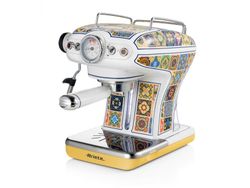 Ariete 1389/1P, Espressomaskin, 0,9 l, Malt kaffe, Kaffe pute, 850 W, Blå, Gult