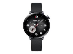 OnePlus Watch 3 - 43 mm - rustfritt stål - smartklokke med stropp - fluorelastomer - håndleddstørrelse: 130-210 mm - display 1.32" - 32 GB - Blueto...