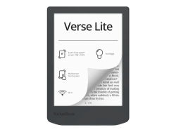 PocketBook Verse Lite, 15,2 cm (6"), E Ink Carta, 758 x 1024 piksler, ACSM, AZW, AZW3, CBR, CBZ, CHM, DOC, DOCX, DjVu, EPUB, FB2, FB2.ZIP, HTM, HTM...