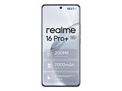 realme 16 Pro+, 17,3 cm (6,8"), 1280 x 2800 piksler, 12 GB, 512 GB, 200 MP, grå