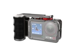 Puluz i metall beskyttelsesetui med håndtak for DJI Osmo Action 5 Pro / Action 4 / Action 3