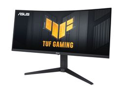 ASUS TUF Gaming VG34VQL3A - LED-skjerm - gaming - kurvet - 34" - 3440 x 1440 WQHD @ 180 Hz - VA - 400 cd/m² - 4000:1 - DisplayHDR 400 - 1 ms - HDMI...