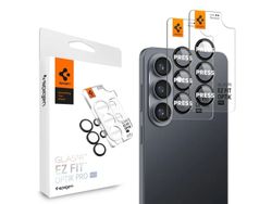 Spigen Glas.Tr Ez Fit Optik Pro HD 2-pakning kameradeksel for Samsung Galaxy S26 - sort