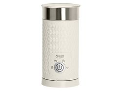 Adler AD 4495, Automatisk melkeskummer/varmer, Beige, 130 ml, 300 ml, Varm & Kald, Knapper